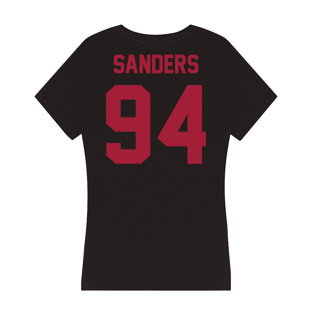 Alabama - Football Alumni : Derek Sanders - Women's V-Neck T-Shirt-1