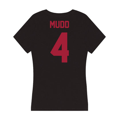 Alabama - Softball Alumni : Jackey Mudd - Women's V-Neck T-Shirt-1