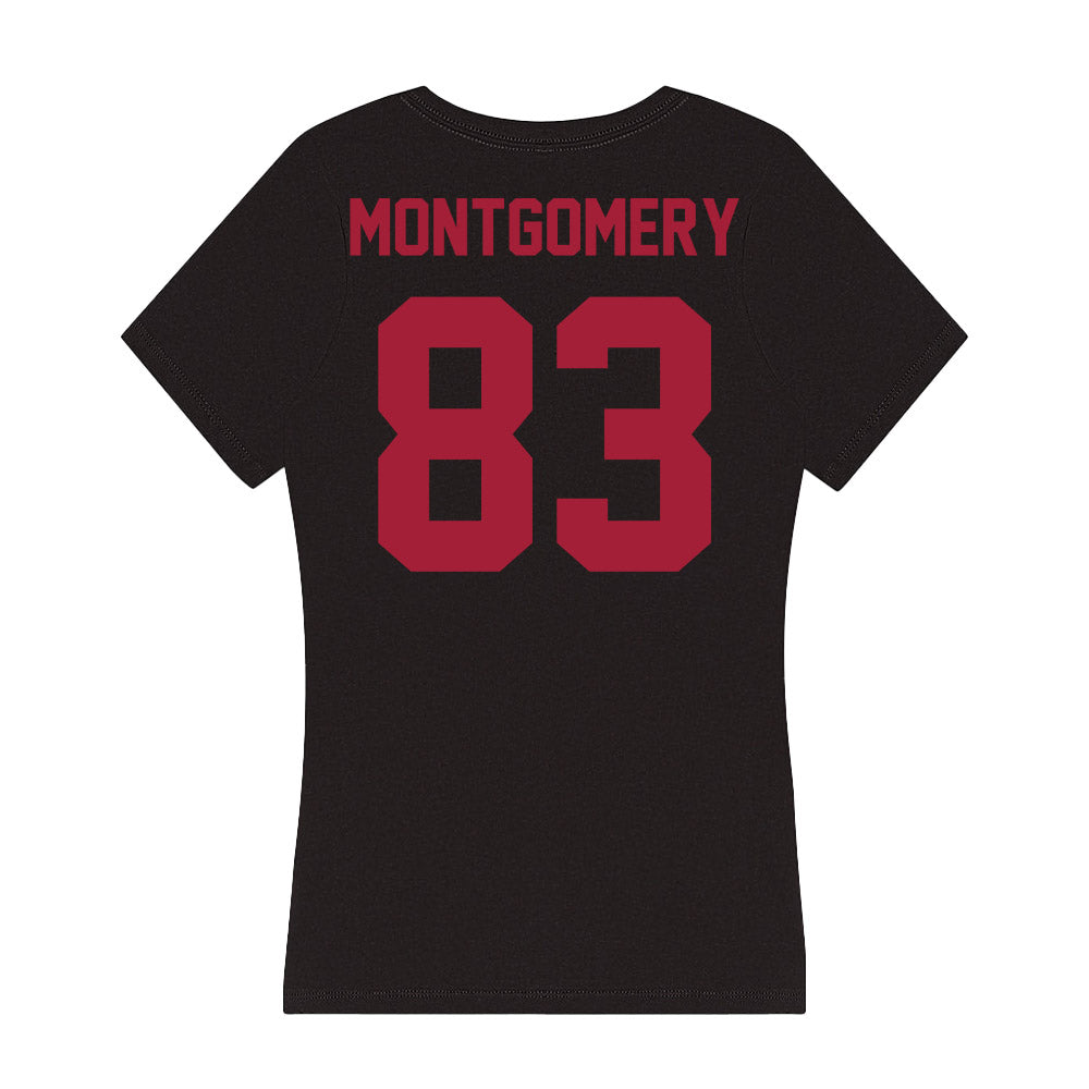 Alabama - Football Alumni : Robert Montgomery - Women's V-Neck T-Shirt-1