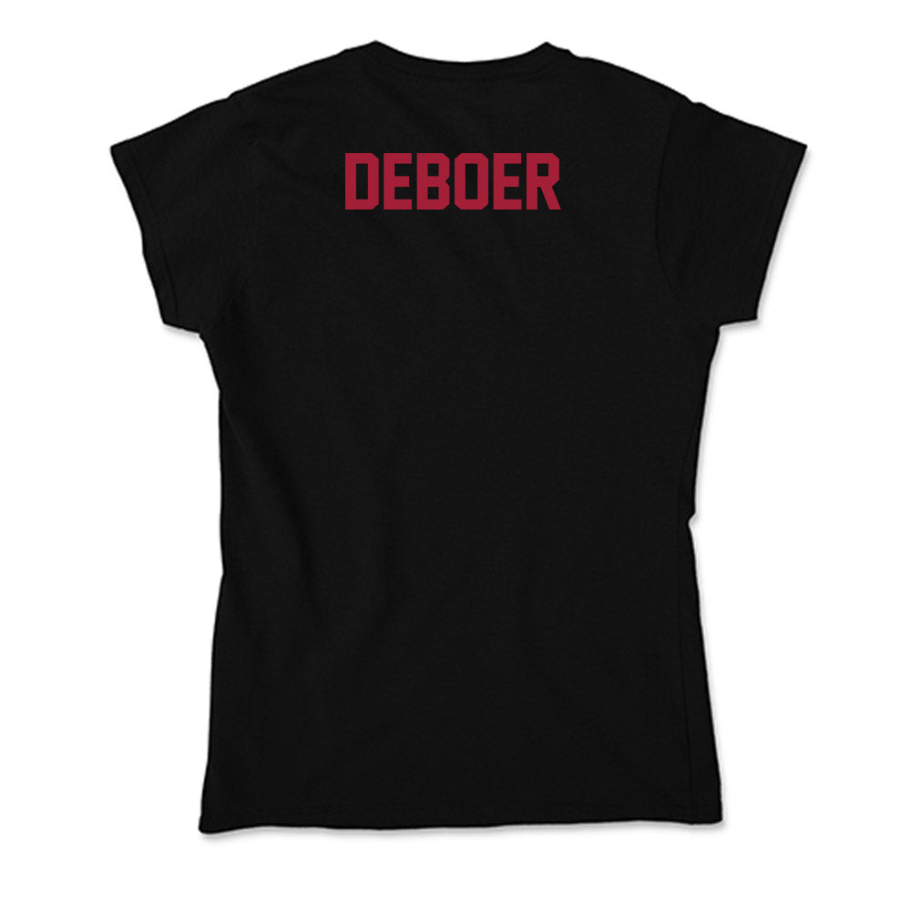 Alabama - NCAA Football : Kalen DeBoer - Soft Style Women’s T-Shirt-1