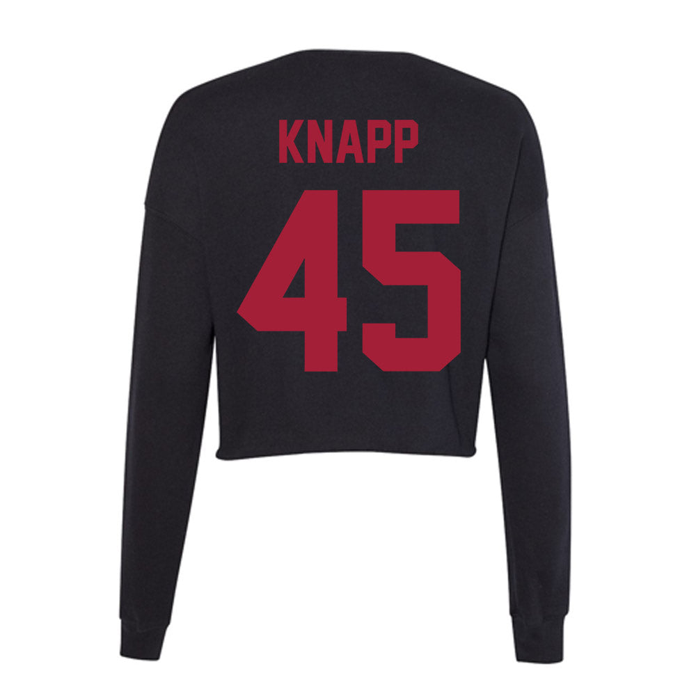 Alabama - Football Alumni : David Knapp - Women's Cropped Crew Fleece-1