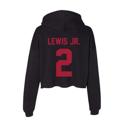 Alabama - Men's Basketball Alumni : Kira Lewis Jr. - Women's Crop Fleece Hoodie-1