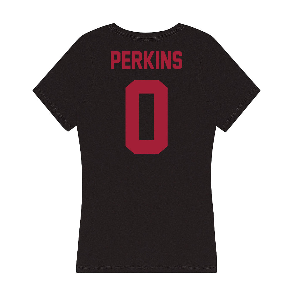Alabama - NCAA Cheerleading : Aaliyah Perkins - Women's V-Neck T-Shirt-1