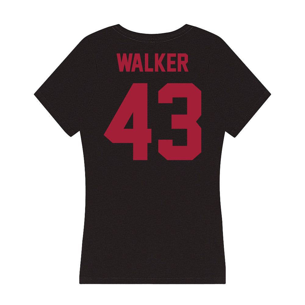 Alabama - Football Alumni : AJ Walker - Women's V-Neck T-Shirt-1