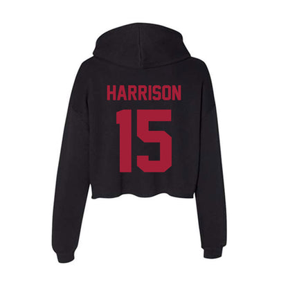 Alabama - Football Alumni : Ronnie Harrison - Women's Crop Fleece Hoodie-1