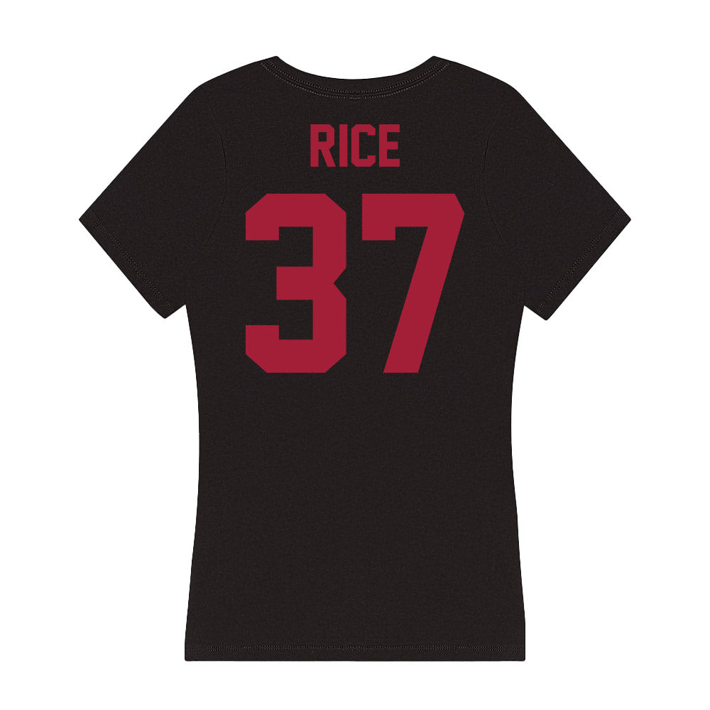 Alabama - Football Alumni : Jonathan Rice - Women's V-Neck T-Shirt-1