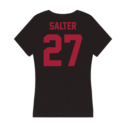 Alabama - Softball Alumni : Alex Salter - Women's V-Neck T-Shirt-1