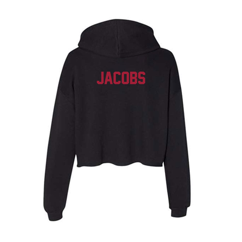 Alabama - NCAA Women's Rowing : Sarah Jacobs - Women's Crop Fleece Hoodie-1