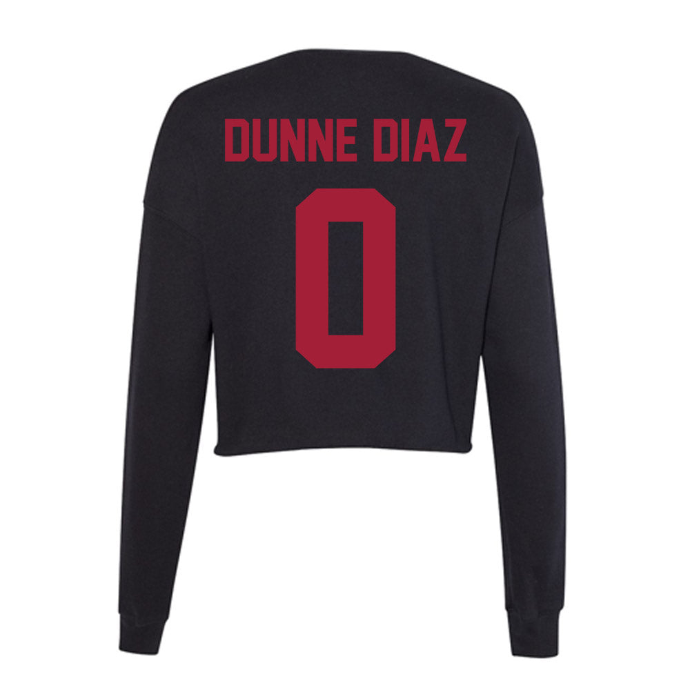 Alabama - Softball Alumni : Kelsi Dunne Diaz - Women's Cropped Crew Fleece-1