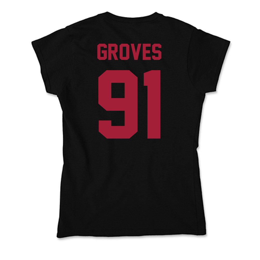 Alabama - Football Alumni : Don Groves - Soft Style Women’s T-Shirt-1