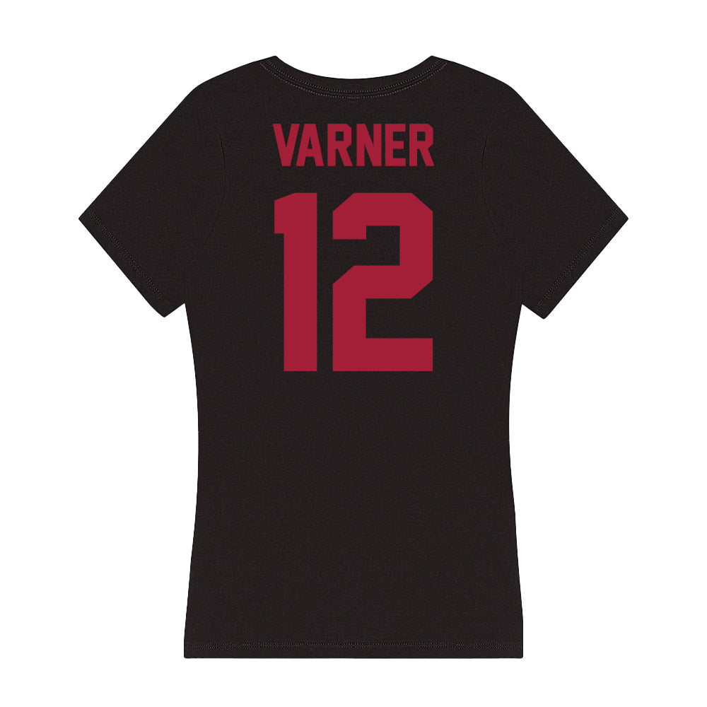 Alabama - Football Alumni : James Varner - Women's V-Neck T-Shirt-1