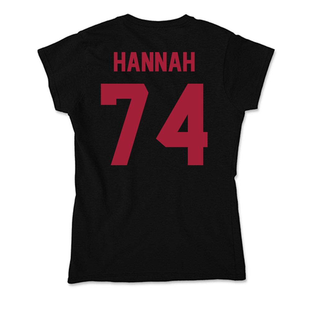 Alabama - Football Alumni : David Hannah - Soft Style Women’s T-Shirt-1