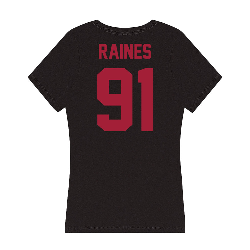 Alabama - Football Alumni : Mike Raines - Women's V-Neck T-Shirt-1