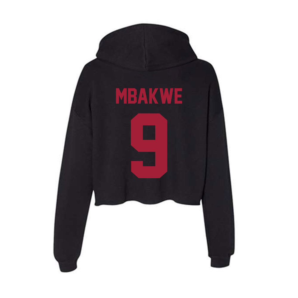 Alabama - NCAA Football : Jaylen Mbakwe - Women's Crop Fleece Hoodie-1