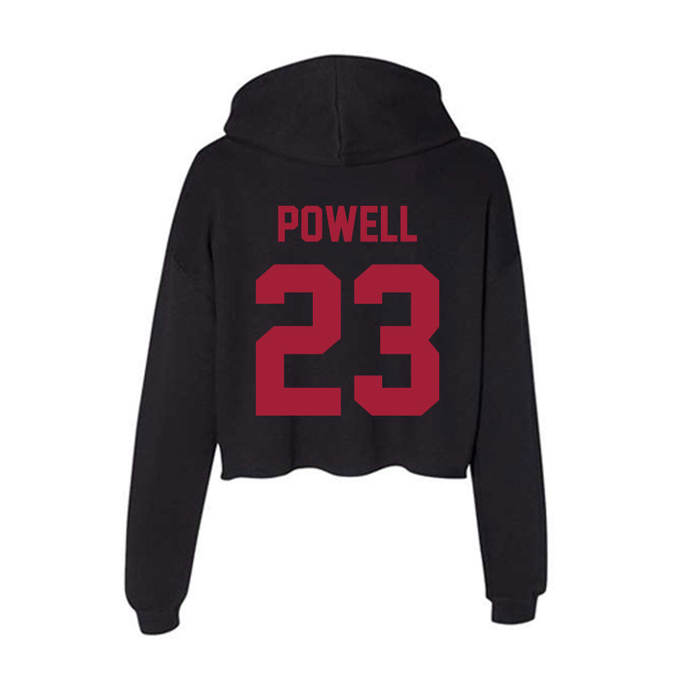 Alabama - NCAA Women's Soccer : Raigen Powell - Women's Crop Fleece Hoodie-1