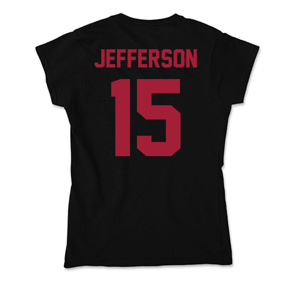 Alabama - NCAA Football : Justin Jefferson - Soft Style Women’s T-Shirt-1