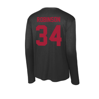 Alabama - NCAA Football : Que Robinson - Activewear Long Sleeve T-Shirt