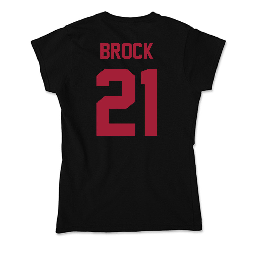 Alabama - Men's Basketball Alumni : Evan Brock - Soft Style Women’s T-Shirt-1