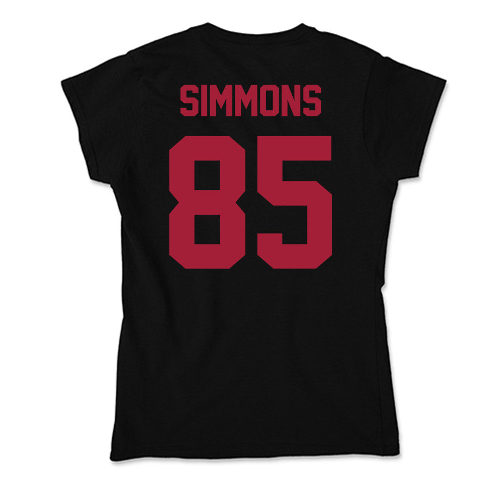 Alabama - Football Alumni : Jim Simmons - Soft Style Women’s T-Shirt-1