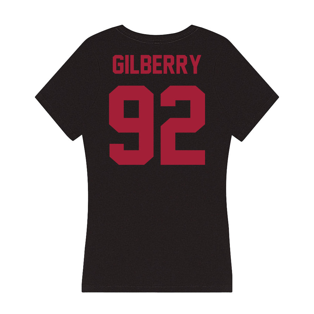 Alabama - Football Alumni : Wallace Gilberry - Women's V-Neck T-Shirt-1