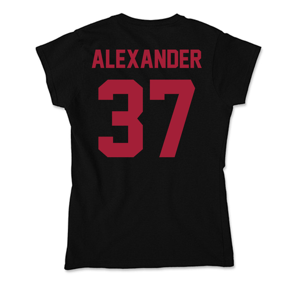 Alabama - Football Alumni : Shaun Alexander - Soft Style Women’s T-Shirt-1