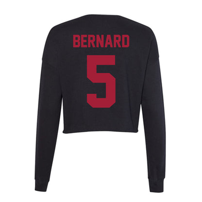 Alabama - NCAA Football : Germie Bernard - Women's Cropped Crew Fleece-1