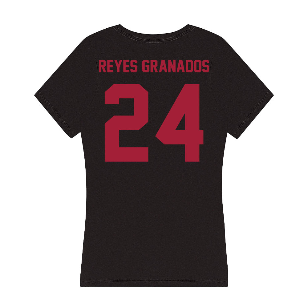 Alabama - Football Alumni : Marlon Reyes Granados - Women's V-Neck T-Shirt-1