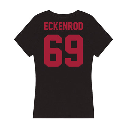 Alabama - Football Alumni : Mike Eckenrod - Women's V-Neck T-Shirt-1