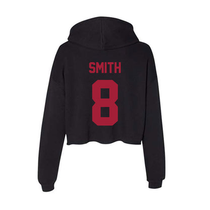 Alabama - NCAA Football : Devonta Smith - Women's Crop Fleece Hoodie-1