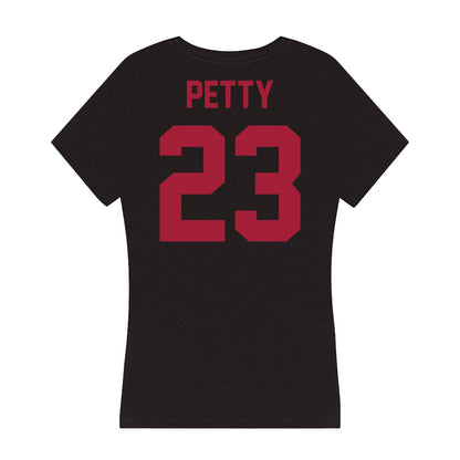 Alabama - Men's Basketball Alumni : John Petty - Women's V-Neck T-Shirt-1