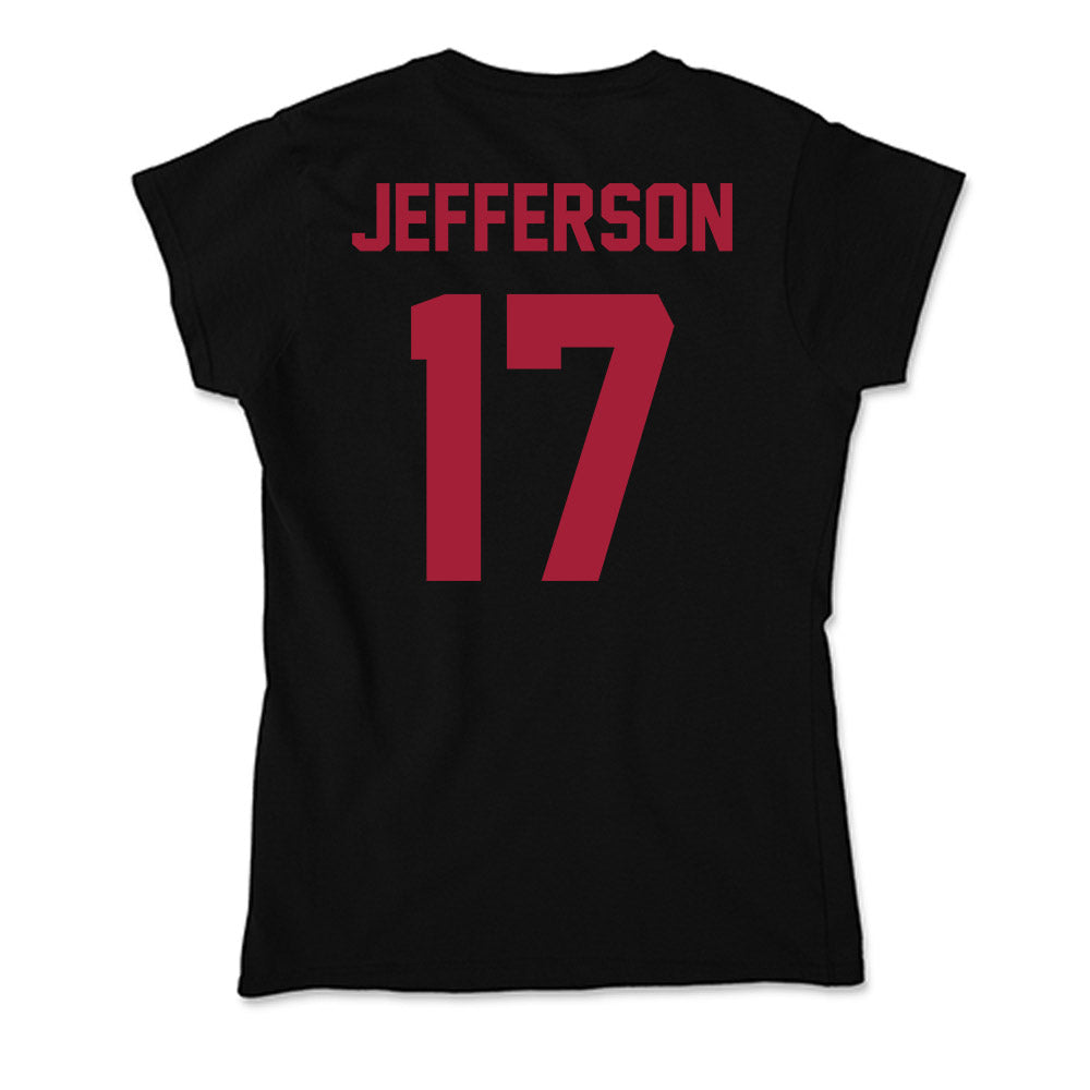 Alabama - NCAA Football : Amari Jefferson - Soft Style Women’s T-Shirt-1