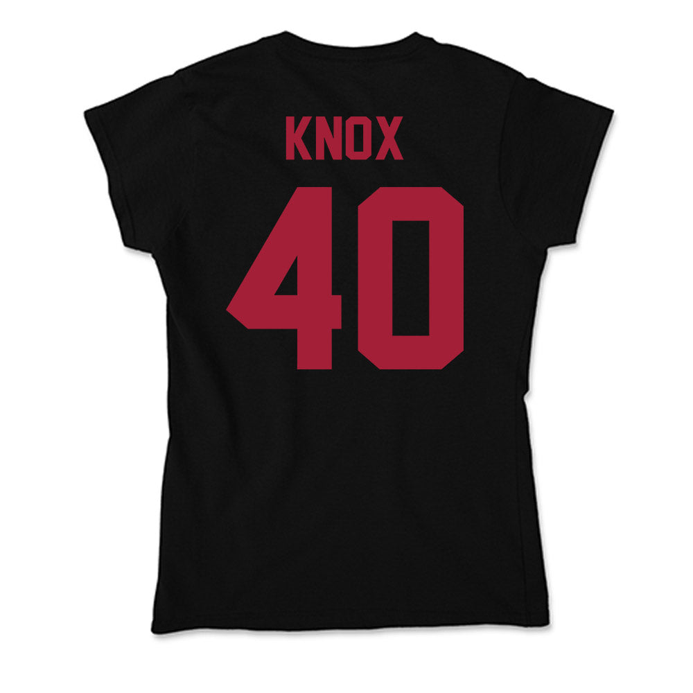 Alabama - Men's Basketball Alumni : Justin Knox - Soft Style Women’s T-Shirt-1