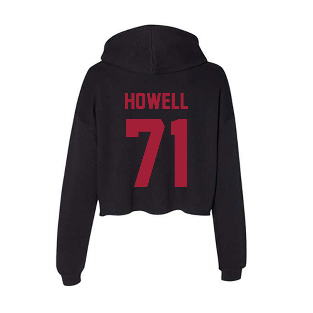 Alabama - NCAA Football : Jackson Howell - Women's Crop Fleece Hoodie-1