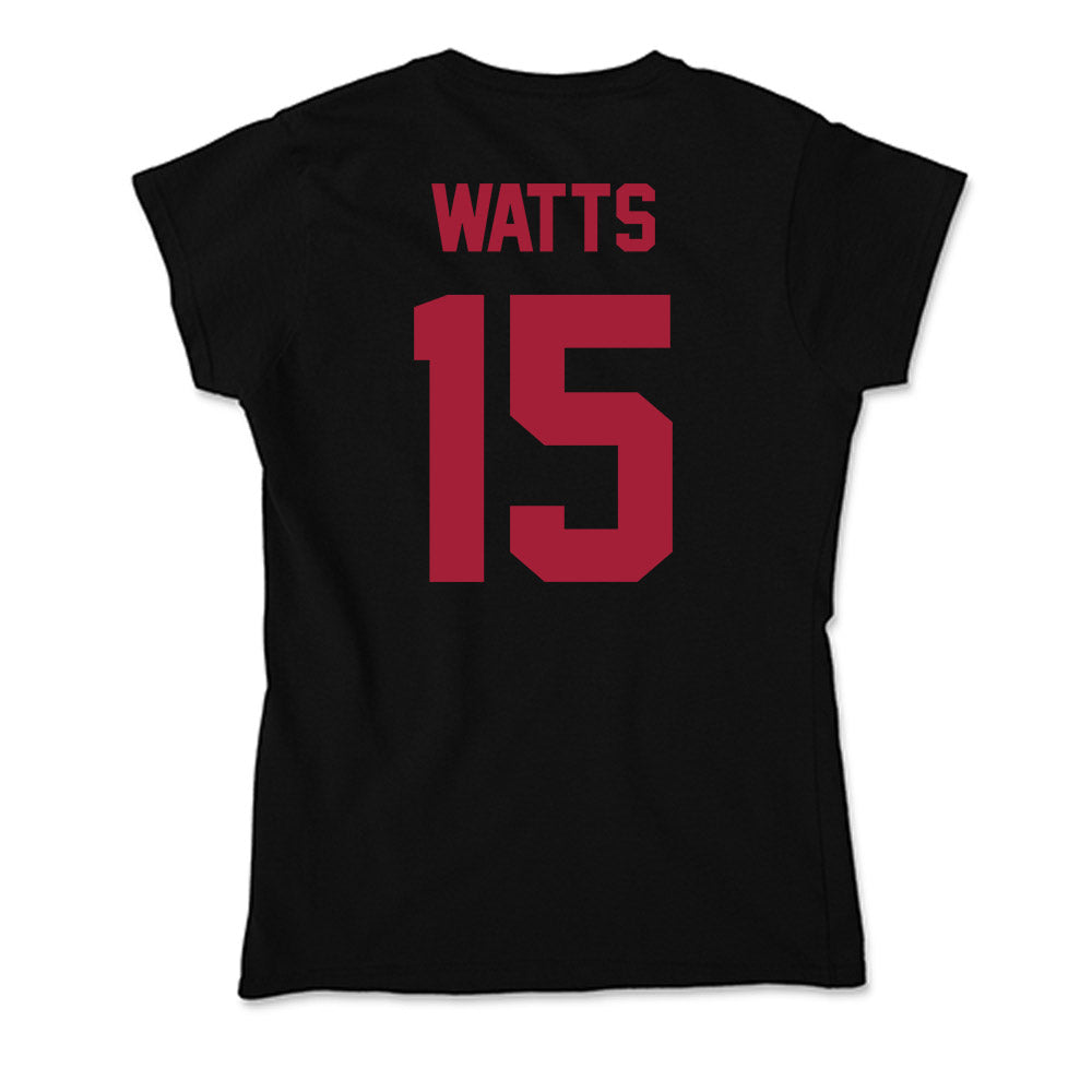 Alabama - Football Alumni : William Watts - Soft Style Women’s T-Shirt-1