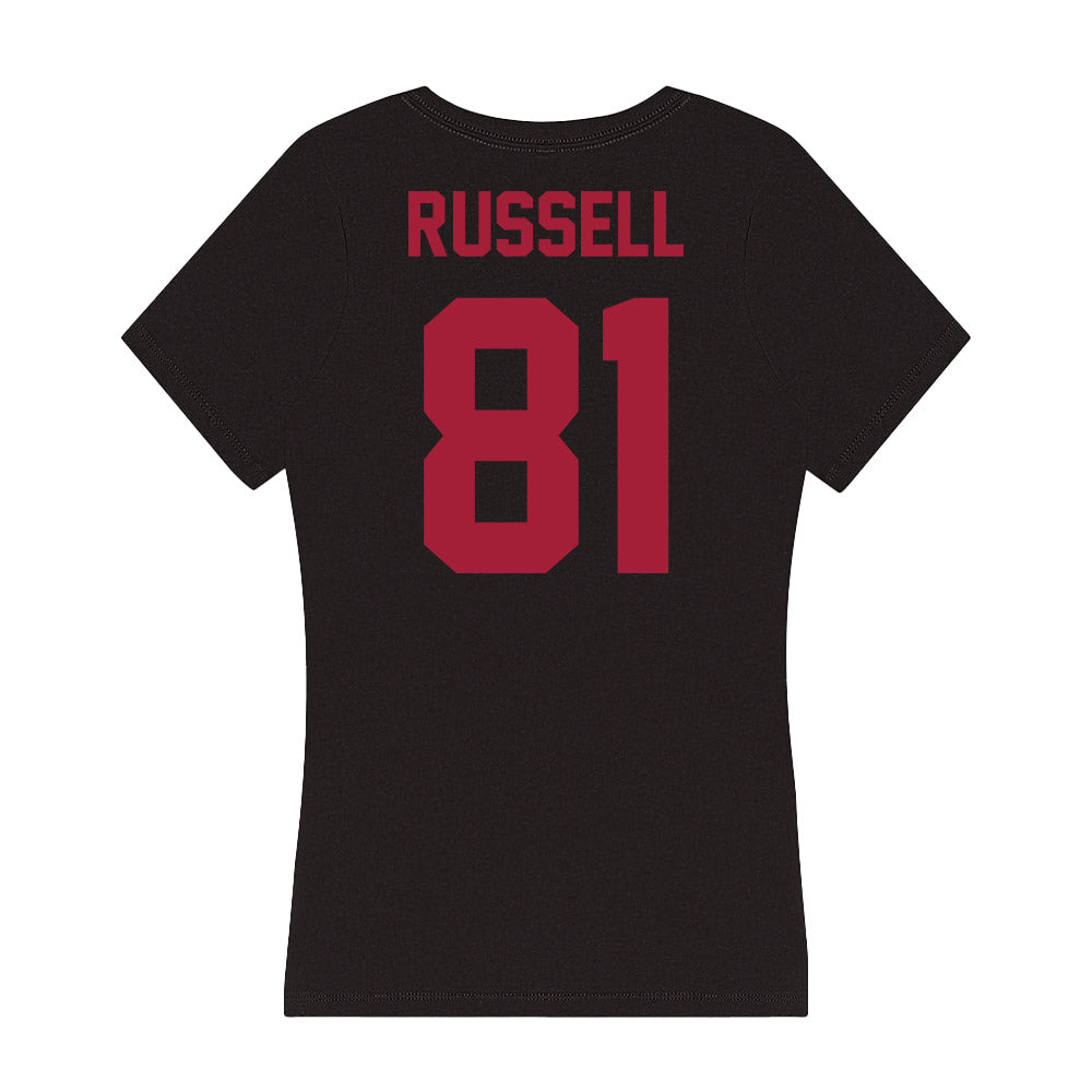 Alabama - Football Alumni : Lamonde Russell - Women's V-Neck T-Shirt-1