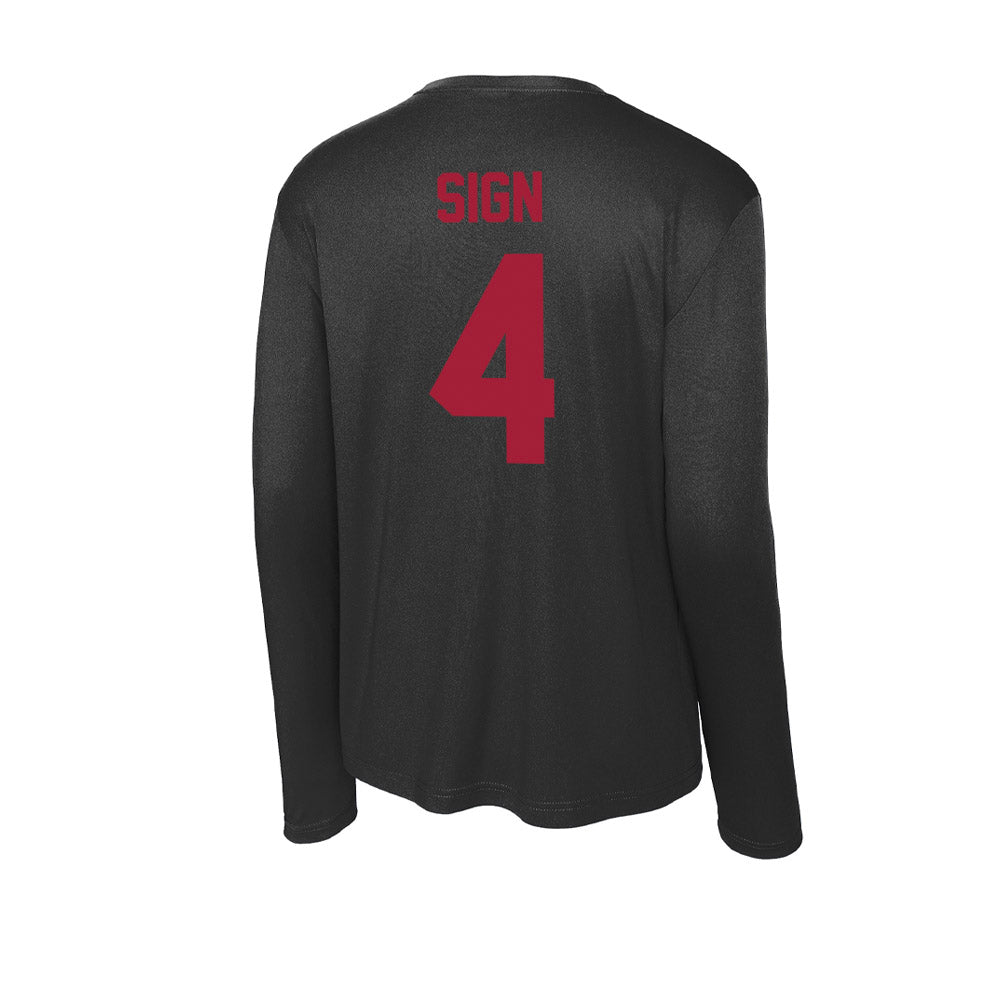 Alabama - Women's Volleyball Alumni : Laura Sign - Activewear Long Sleeve T-Shirt