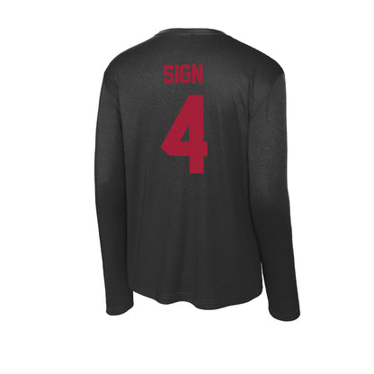 Alabama - Women's Volleyball Alumni : Laura Sign - Activewear Long Sleeve T-Shirt