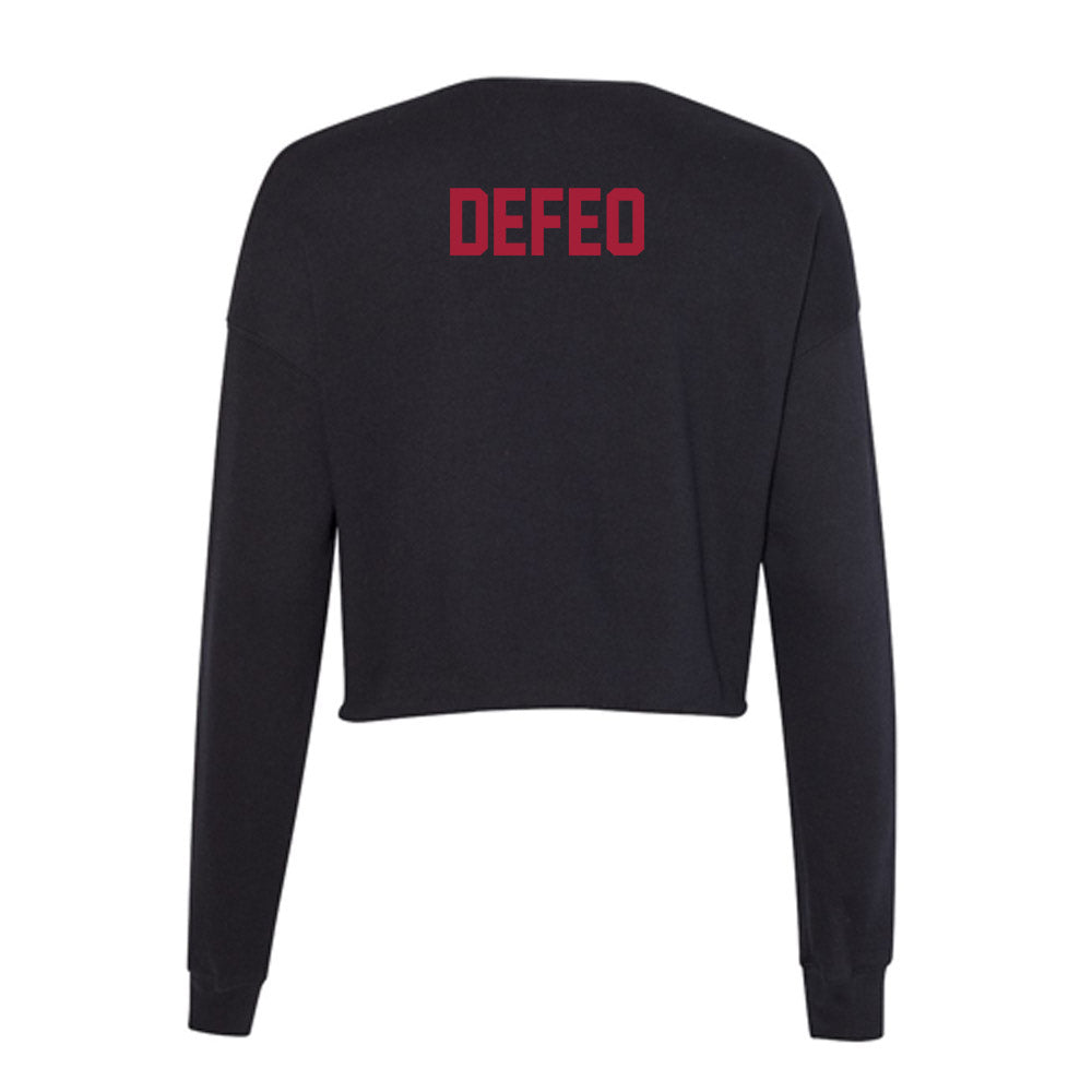 Alabama - NCAA Women's Rowing : Zoe DeFeo - Women's Cropped Crew Fleece-1