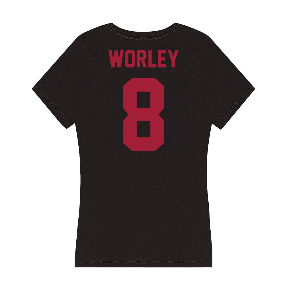 Alabama - Football Alumni : Butch Worley - Women's V-Neck T-Shirt-1