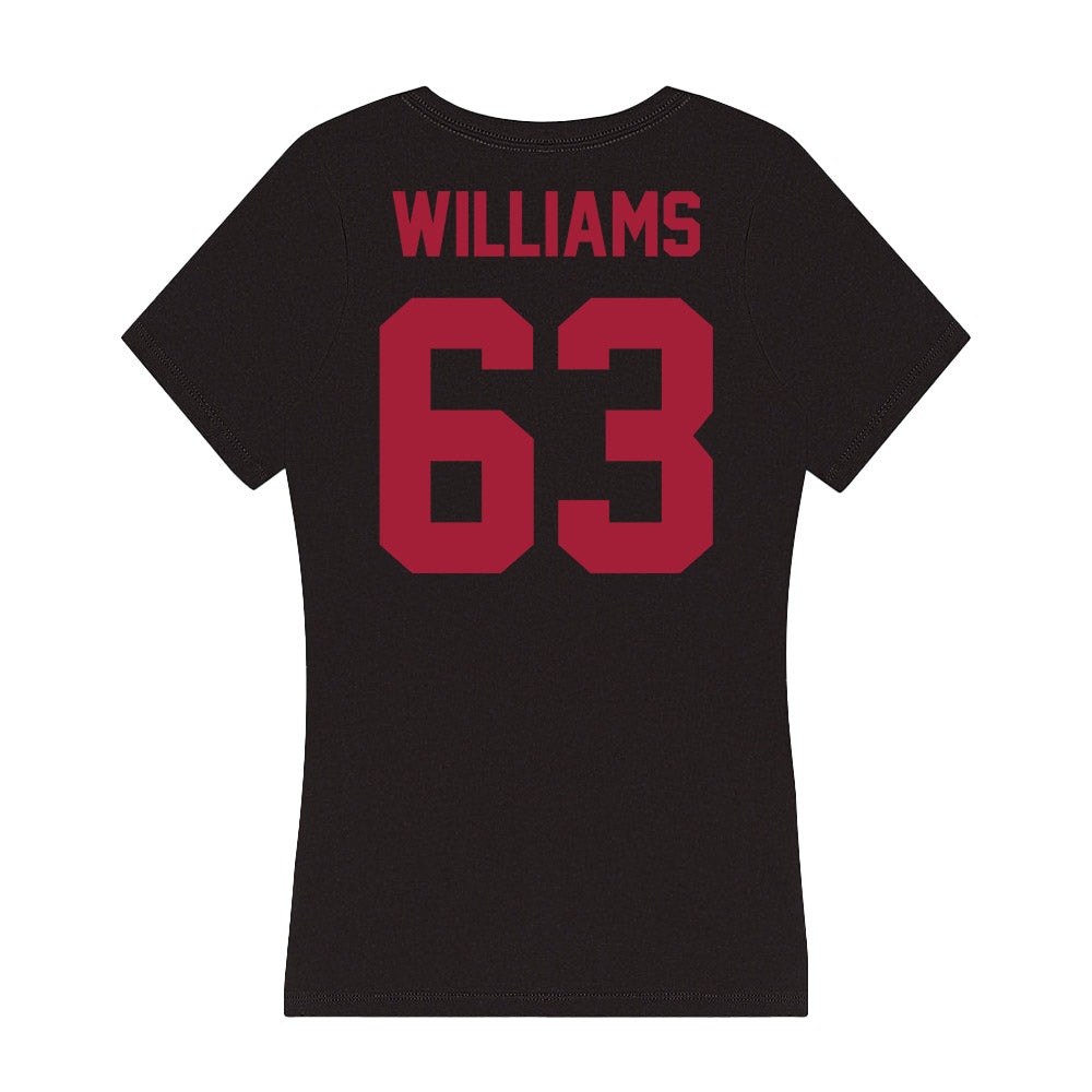 Alabama - Football Alumni : Kelin Williams - Women's V-Neck T-Shirt-1