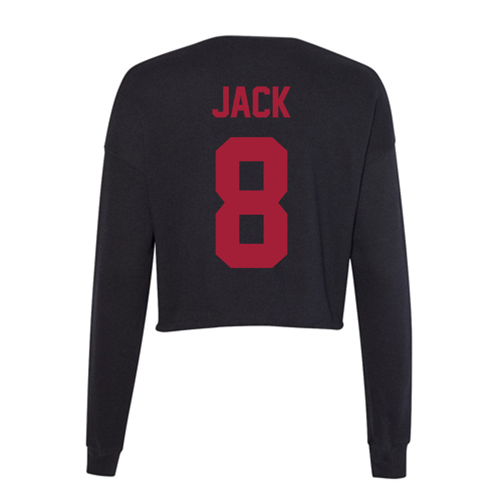 Alabama - Football Alumni : Jason Jack - Women's Cropped Crew Fleece-1