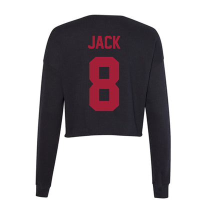 Alabama - Football Alumni : Jason Jack - Women's Cropped Crew Fleece-1