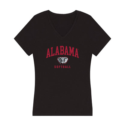 Alabama - Softball Alumni : Olivia Gibson - Women's V-Neck T-Shirt-0