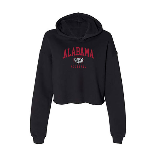 Alabama - Football Alumni : Keith Brown - Women's Crop Fleece Hoodie-0