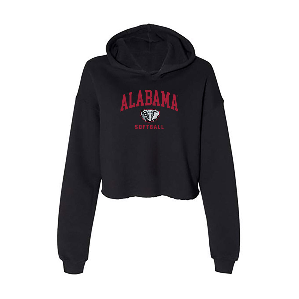 Alabama - Softball Alumni : Courtney Conley - Women's Crop Fleece Hoodie-0