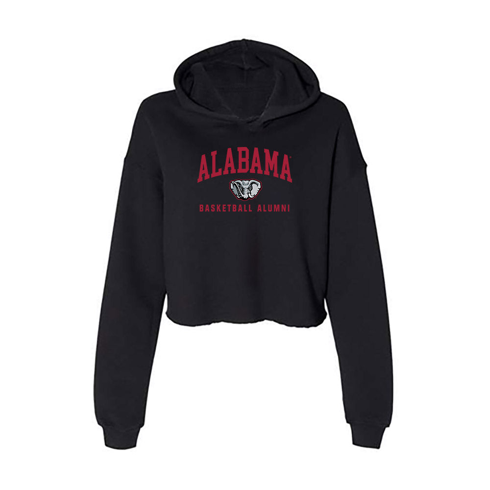 Alabama - Men's Basketball Alumni : Darby Rich - Women's Crop Fleece Hoodie-0