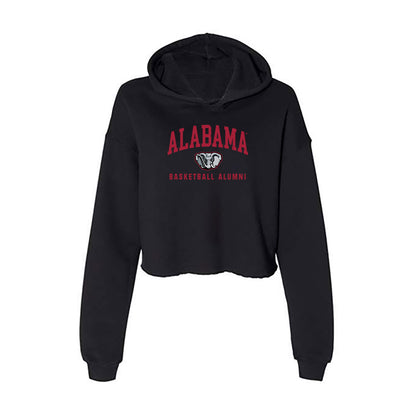 Alabama - Men's Basketball Alumni : Evan Brock - Women's Crop Fleece Hoodie-0