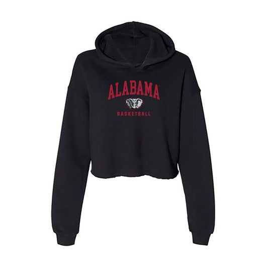 Alabama - NCAA Men's Basketball : Noah Williamson - Women's Crop Fleece Hoodie-0