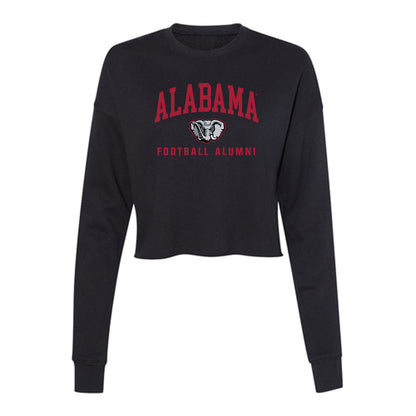 Alabama - Football Alumni : Mike Tucker - Women's Cropped Crew Fleece-0