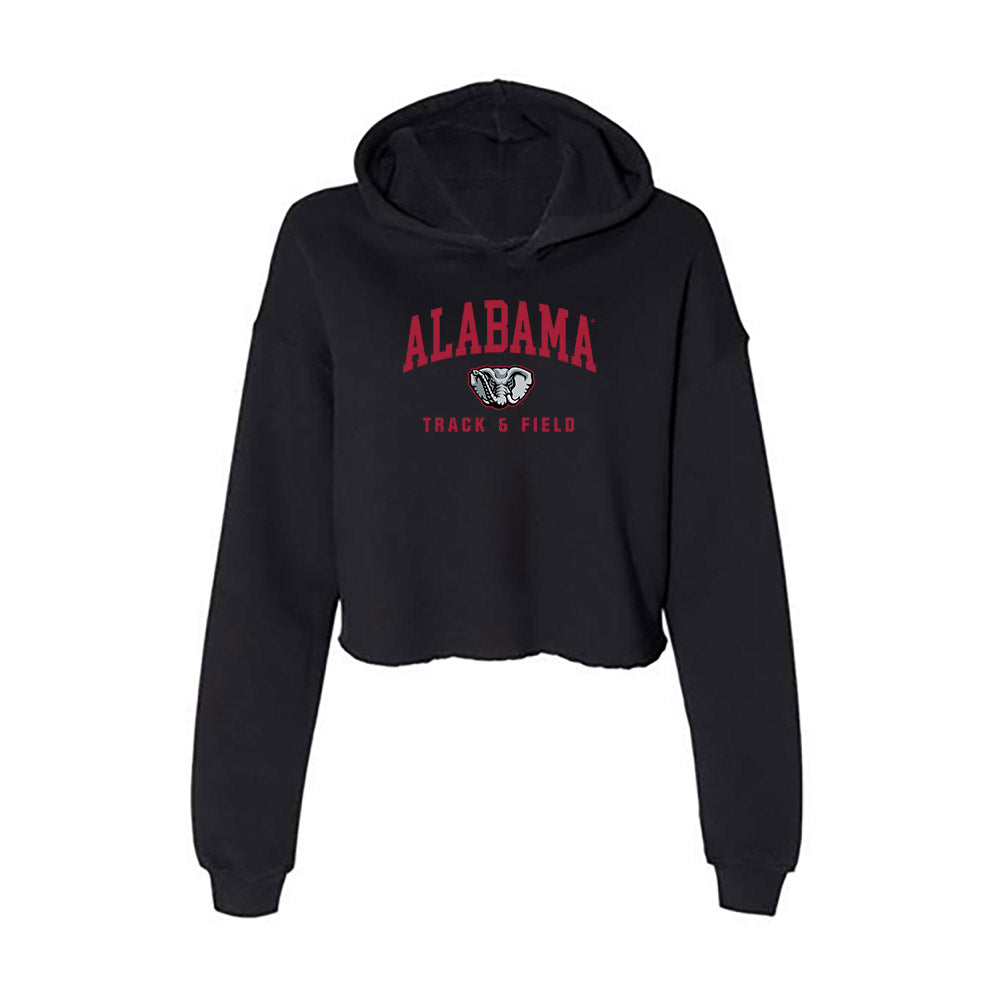 Alabama - NCAA Women's Track & Field : Makenna Estes - Women's Crop Fleece Hoodie-0